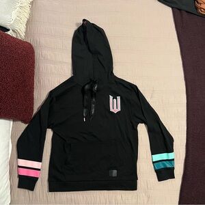 Loungefly Wicked Hoodie with Pink and Green Accents
